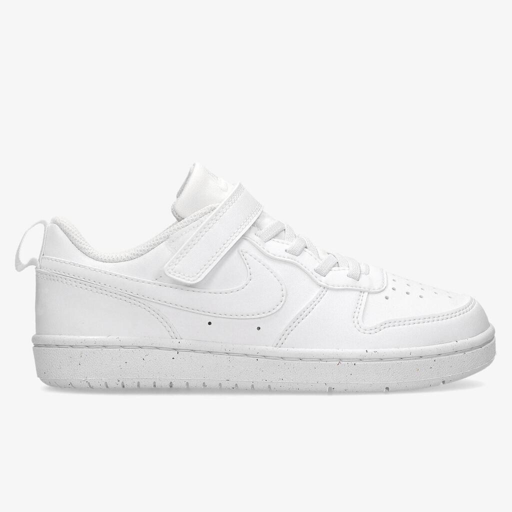 Nike Court Borough Low Recraft Blanco Zapatillas Velcro Niño Sprinter