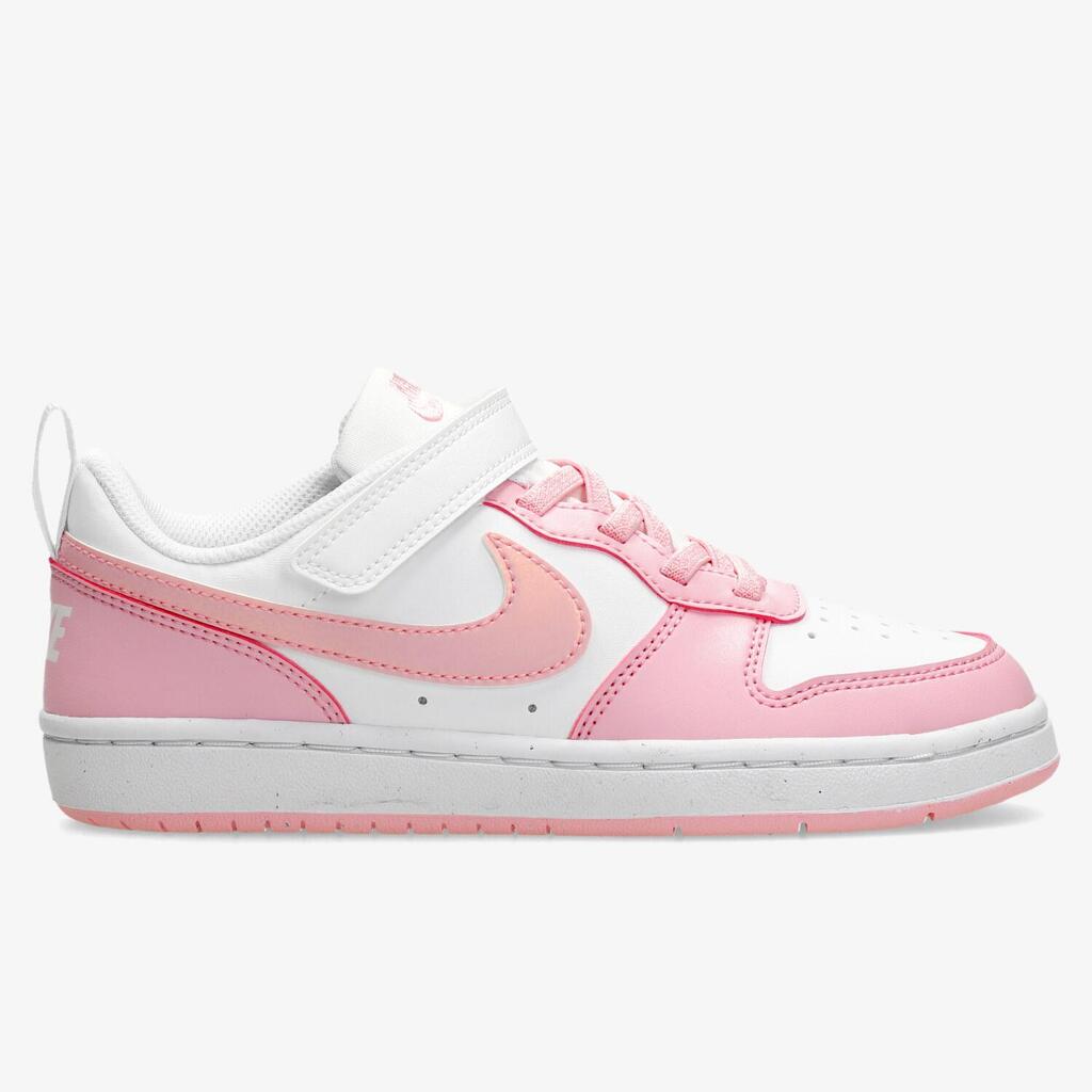 Nike Court Borough Low Recraft Blanco Zapatillas Velcro Niña Sprinter