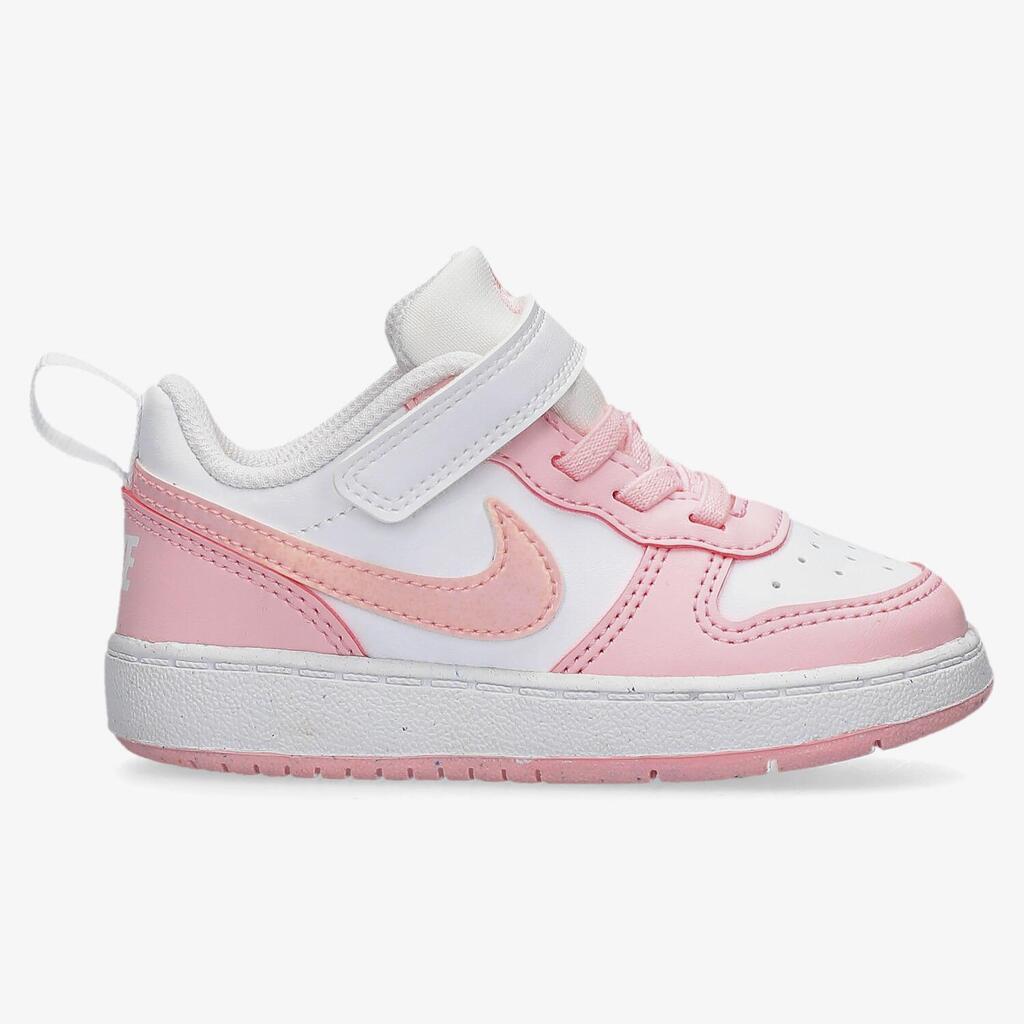 Nike Court Borough Low Recraft Blanco Zapatillas Velcro Niña Sprinter