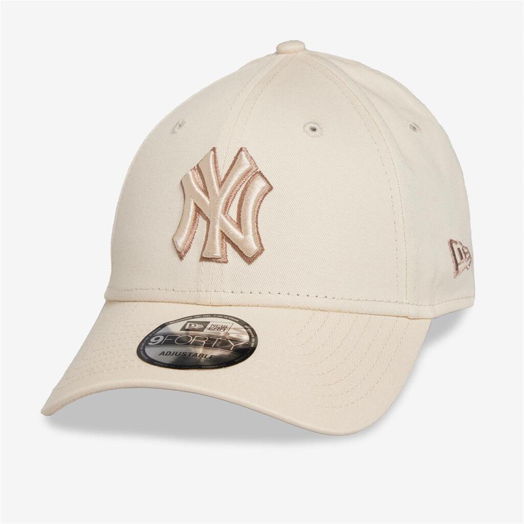 New Era 9Twenty Yankees Cap - Beige Kord Cap Mit Verstellbarem Riemen