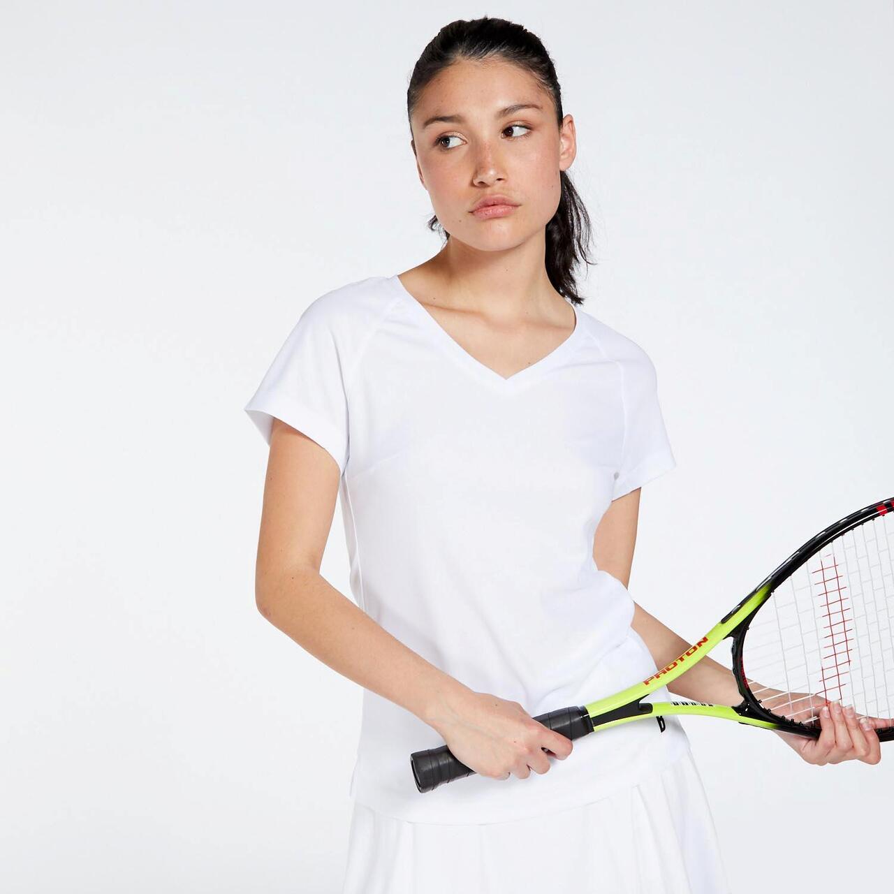 Tennisshirt voor kinderen Light frosty green | ARTENGO