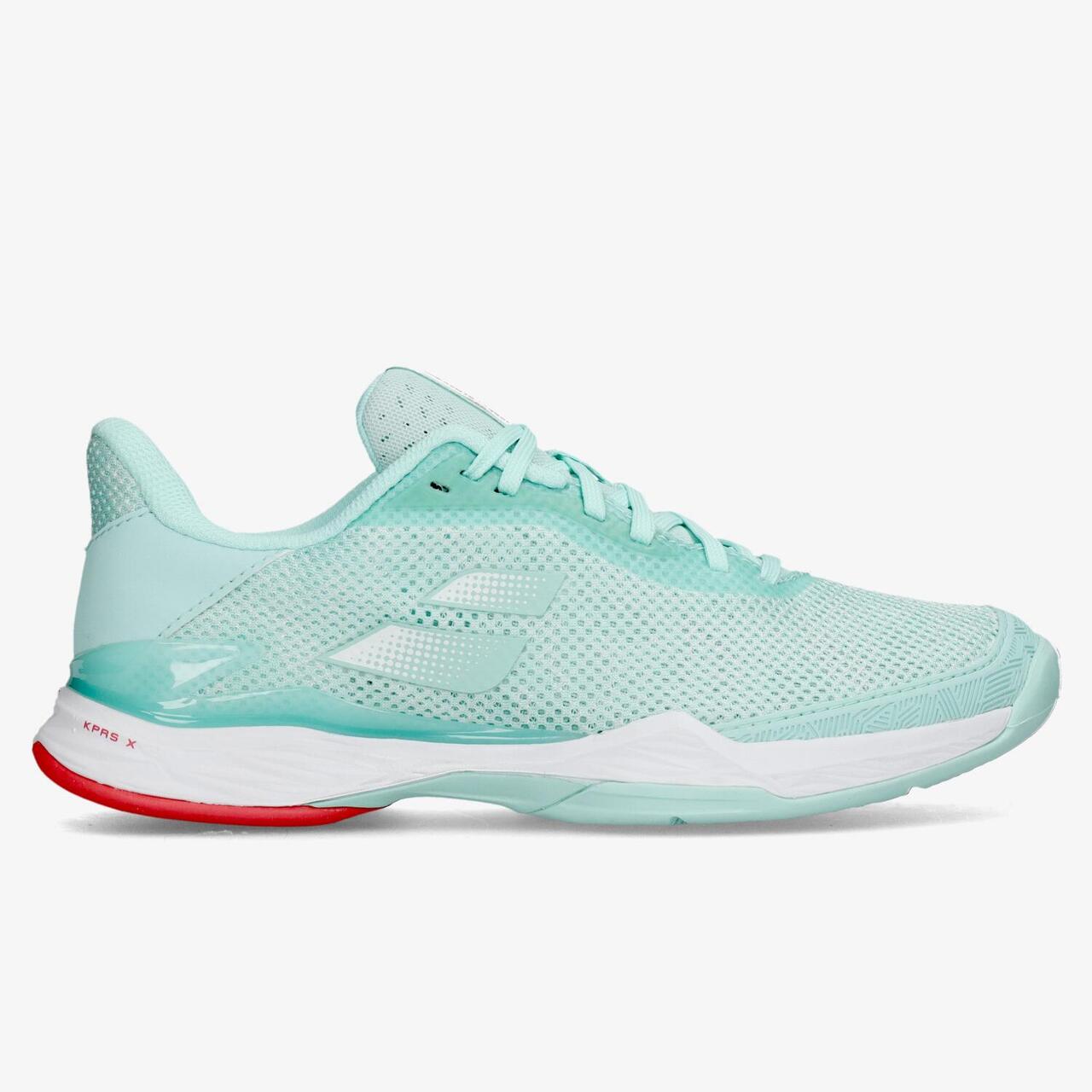 Scarpe Da Padel Babolat Jet Tere Clay Per Donna - Bianche, In Sintetico, Modello 42832 - Foto 11