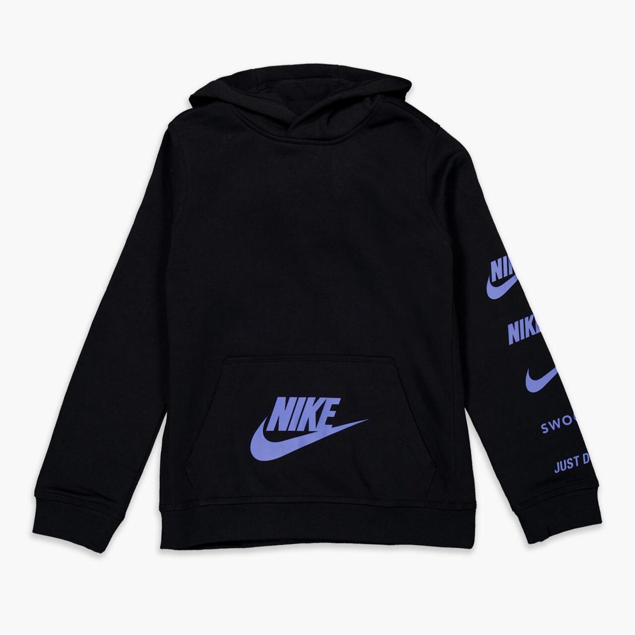 sudadera nike azul mujer
