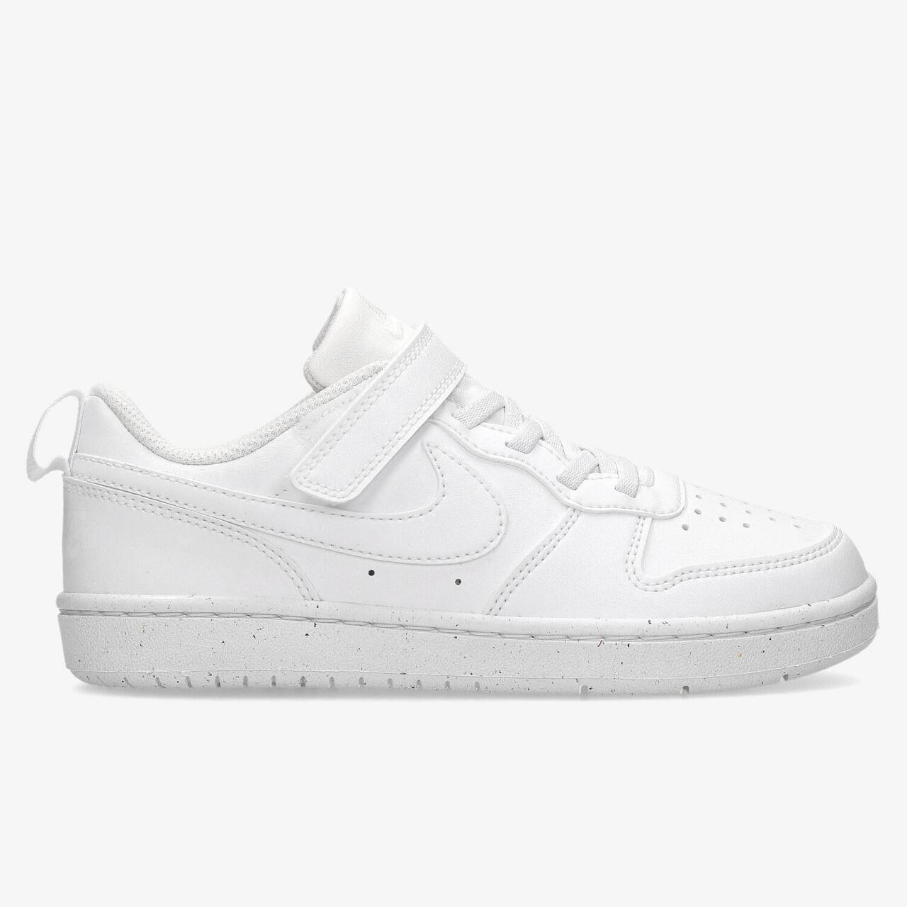 Nike Court Borough Low Recraft Blanco Zapatillas Velcro Niño Sprinter