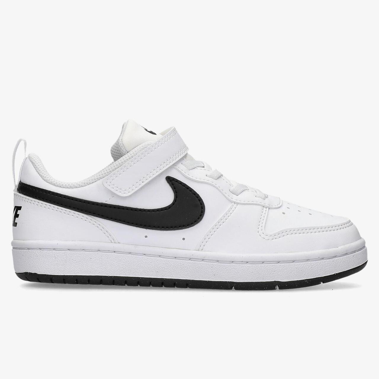 Nike Court Borough Low Recraft Blanco Zapatillas Velcro Niño Sprinter