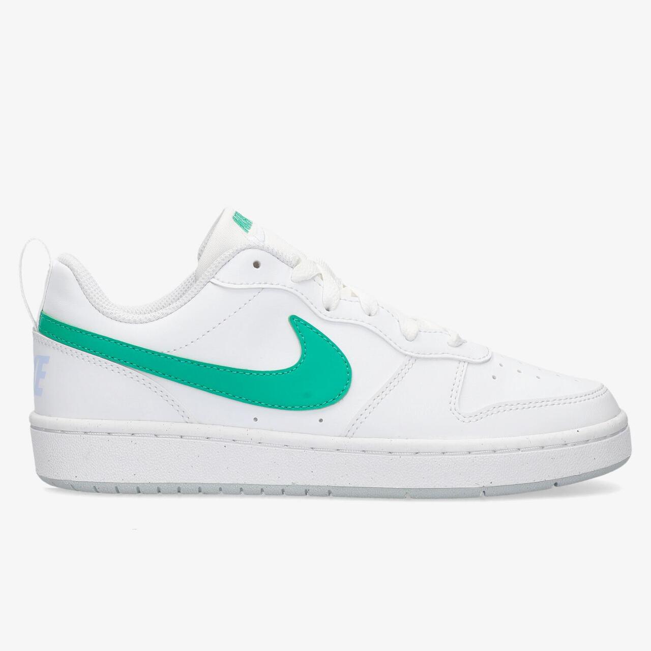 Nike Court Borough Low Recraft Blanco Zapatillas Velcro Niño Sprinter