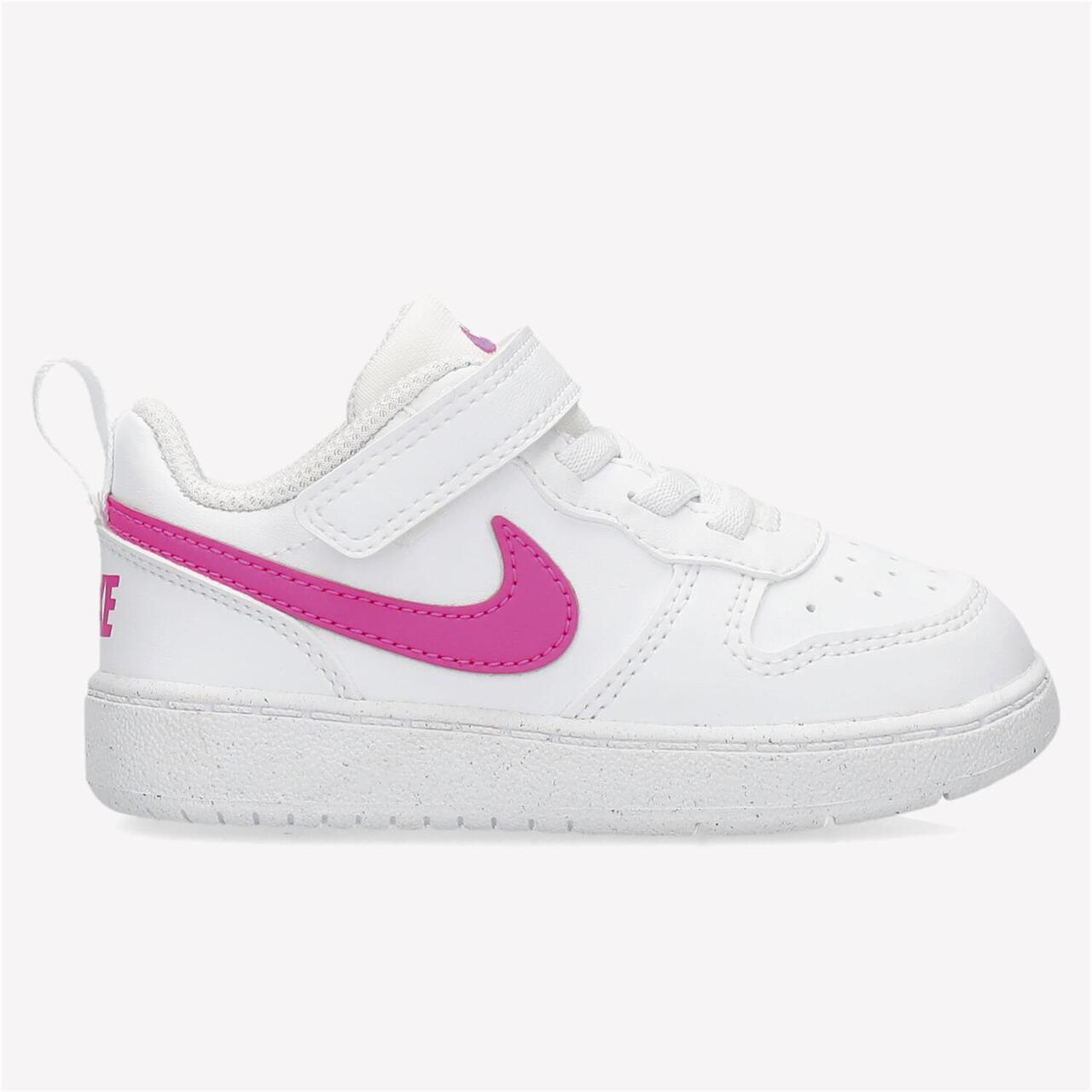 Nike Court Borough Low Recraft Blanco Zapatillas Velcro Niña Sprinter