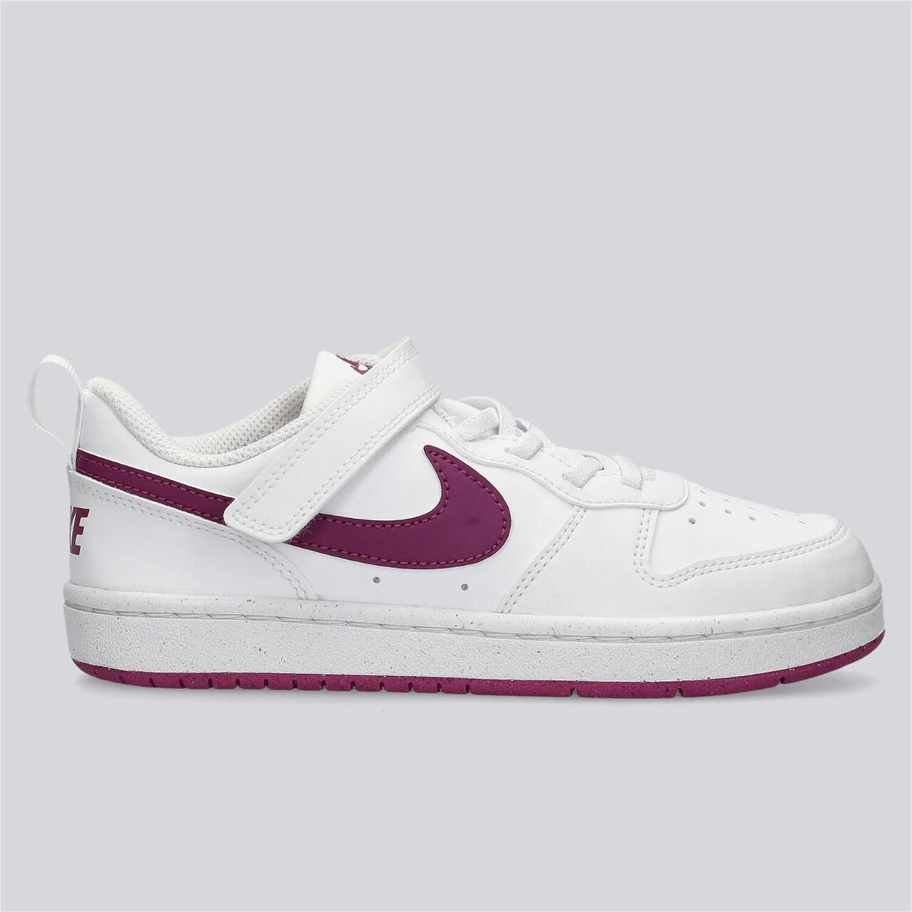 Nike Court Borough Low Recraft Blanco Zapatillas Velcro Niña Sprinter