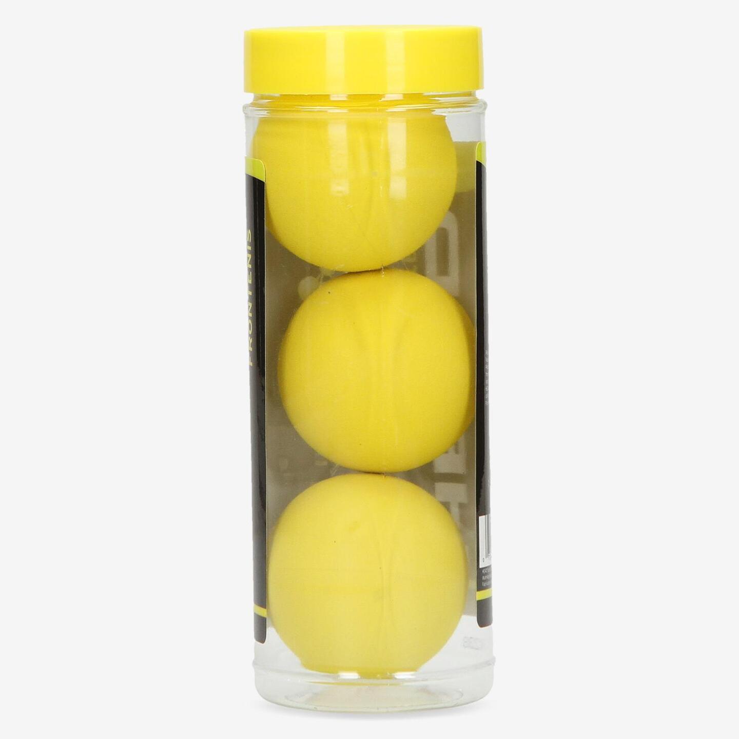 Head Frontenis - amarillo - Bote 3 Pelotas Frontenis