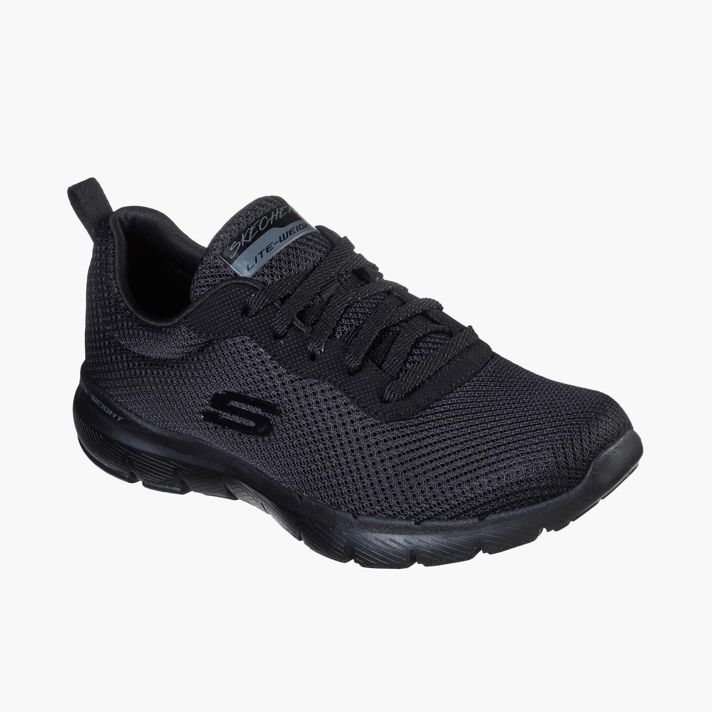 Skechers Flex Appeal 3.0 Negro Zapatillas Running Mujer Sprinter MKP