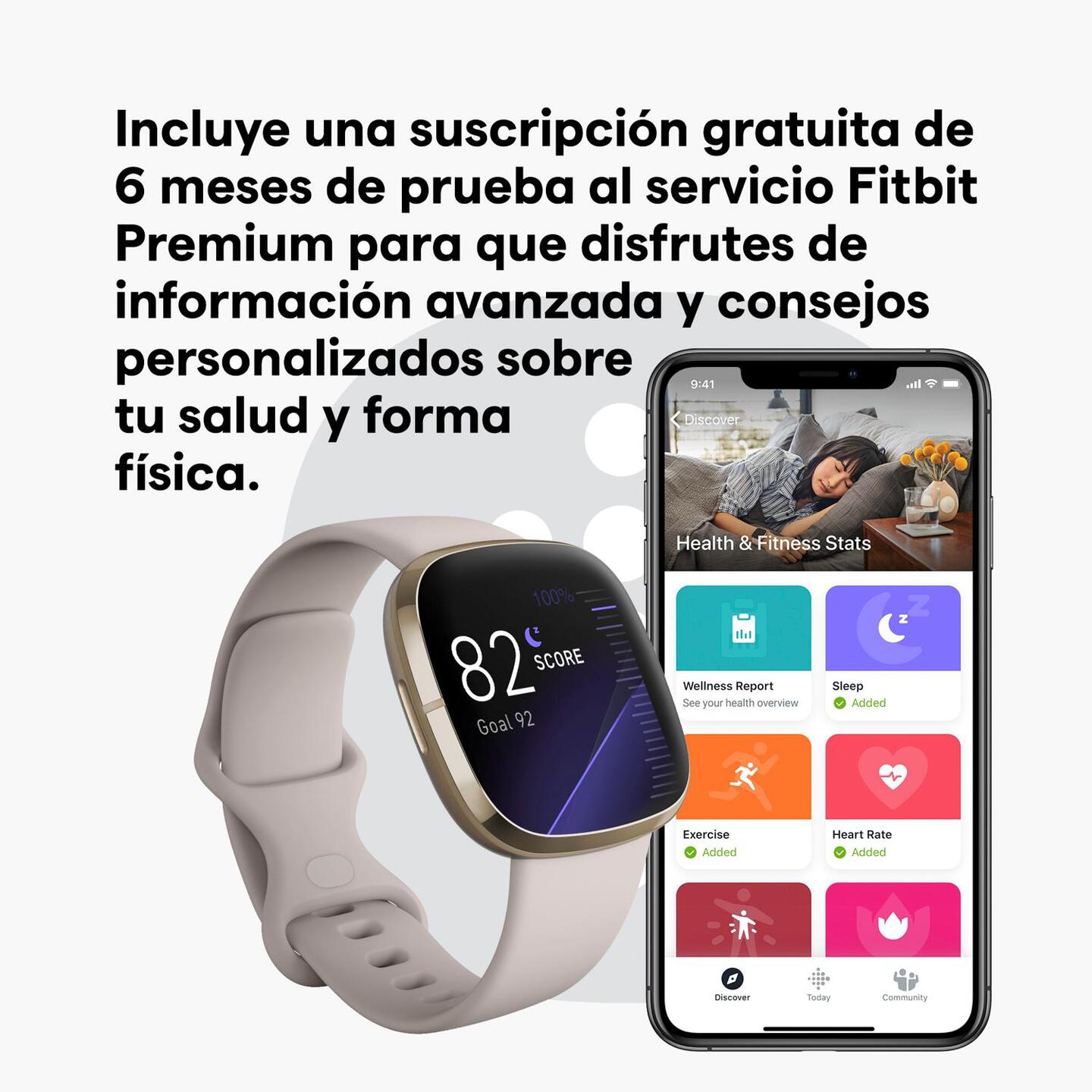 Fitbit Sense Health & selling Fitness Tracker Smartwatch