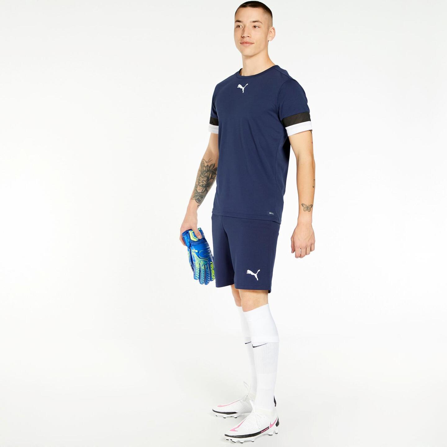 Puma Team Rise - azul - Camiseta Fútbol Hombre