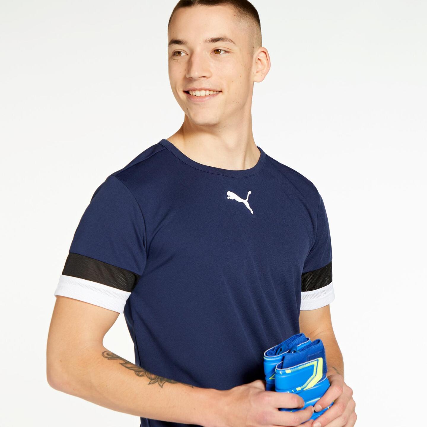 Puma Team Rise - azul - Camiseta Fútbol Hombre