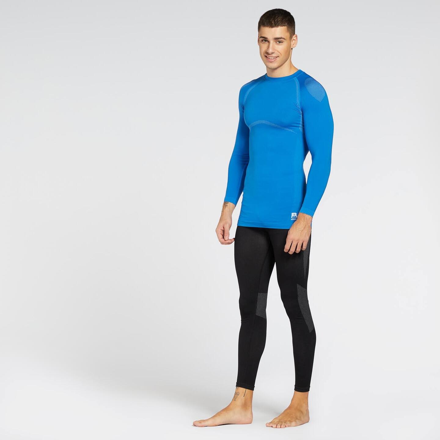 Camiseta Interior Boriken Azul Camiseta Termica Hombre Sprinter