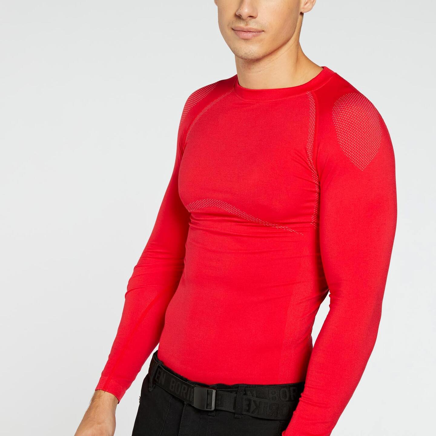 Camiseta Interior Boriken Rojo Camiseta Termica Hombre Sprinter