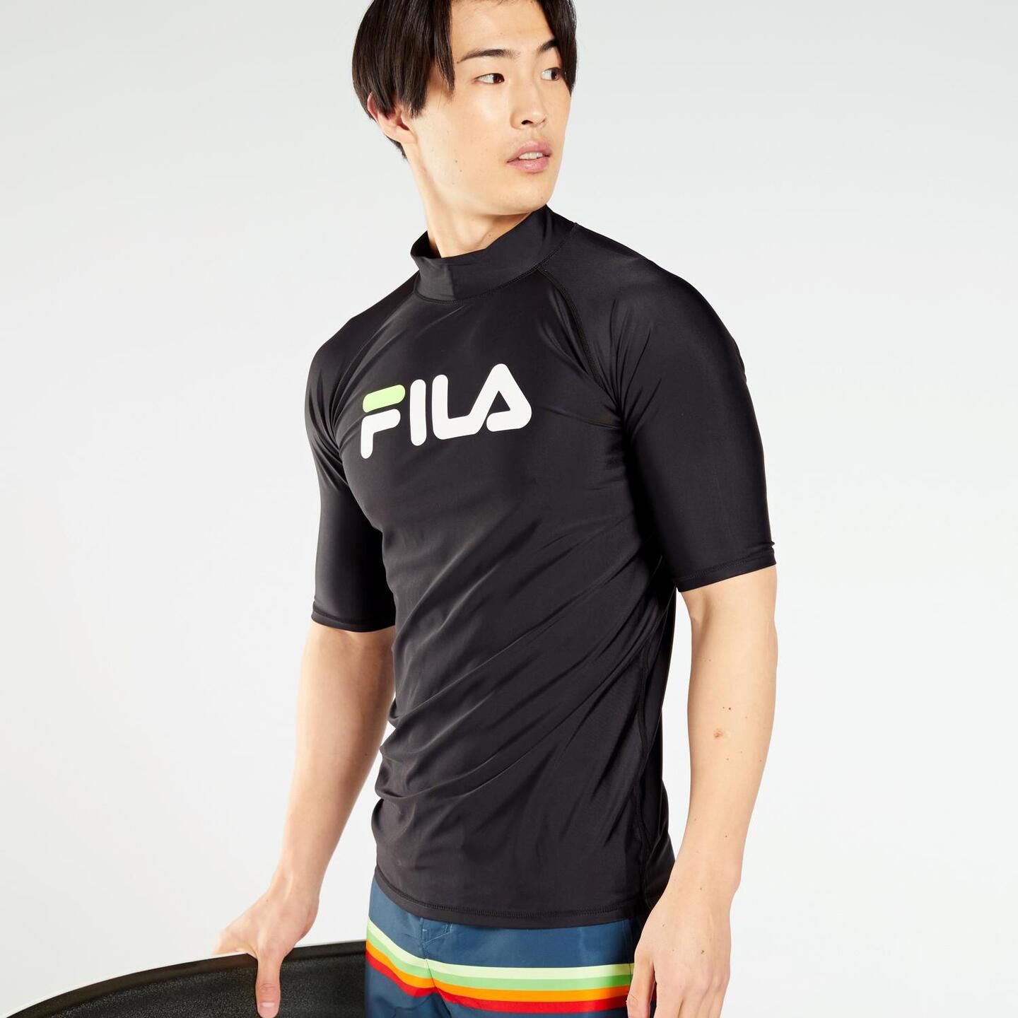 T-shirt Fila - negro - T-shirt Homem