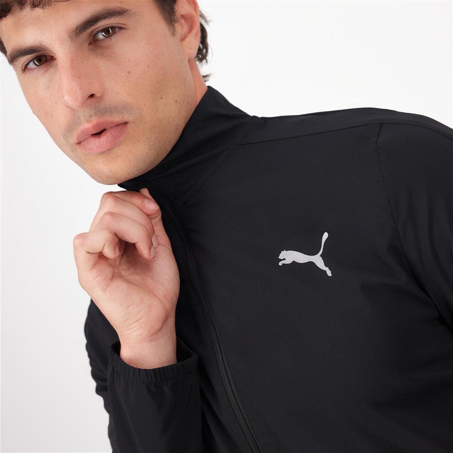 Corta-vento Running Puma - negro - Corta-Vento Homem