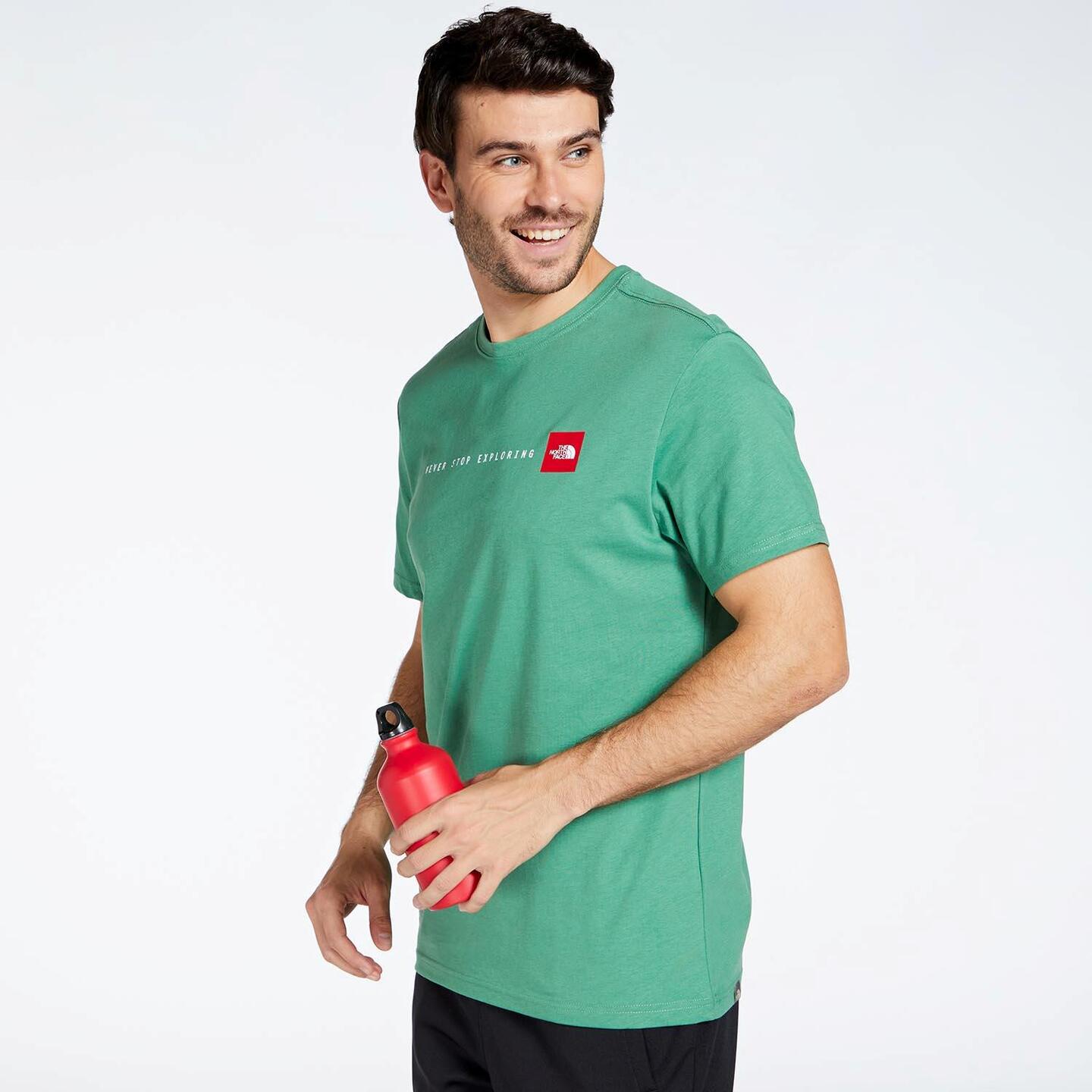 The North Face Never Stop Exploring - verde - T-shirt Montanha Homem