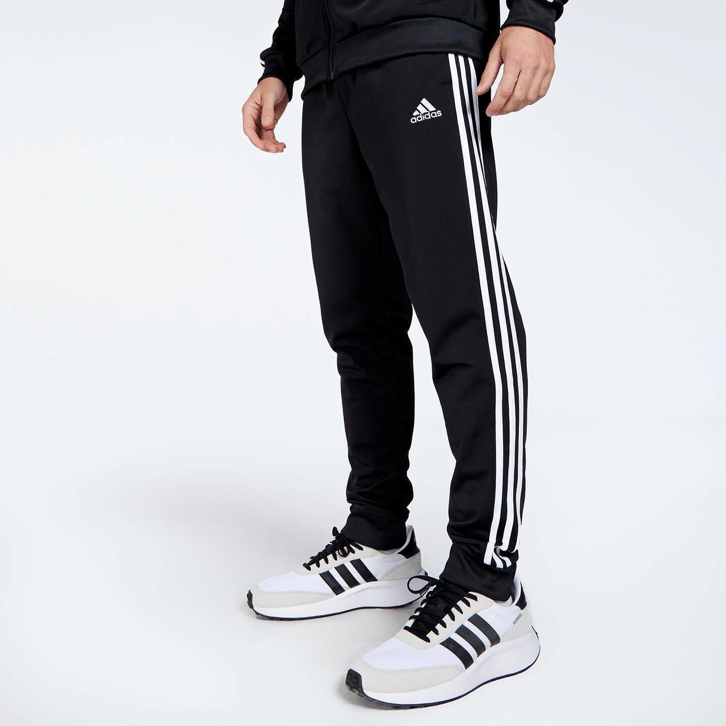 adidas 3 stripes Negro Chandal Hombre Sprinter