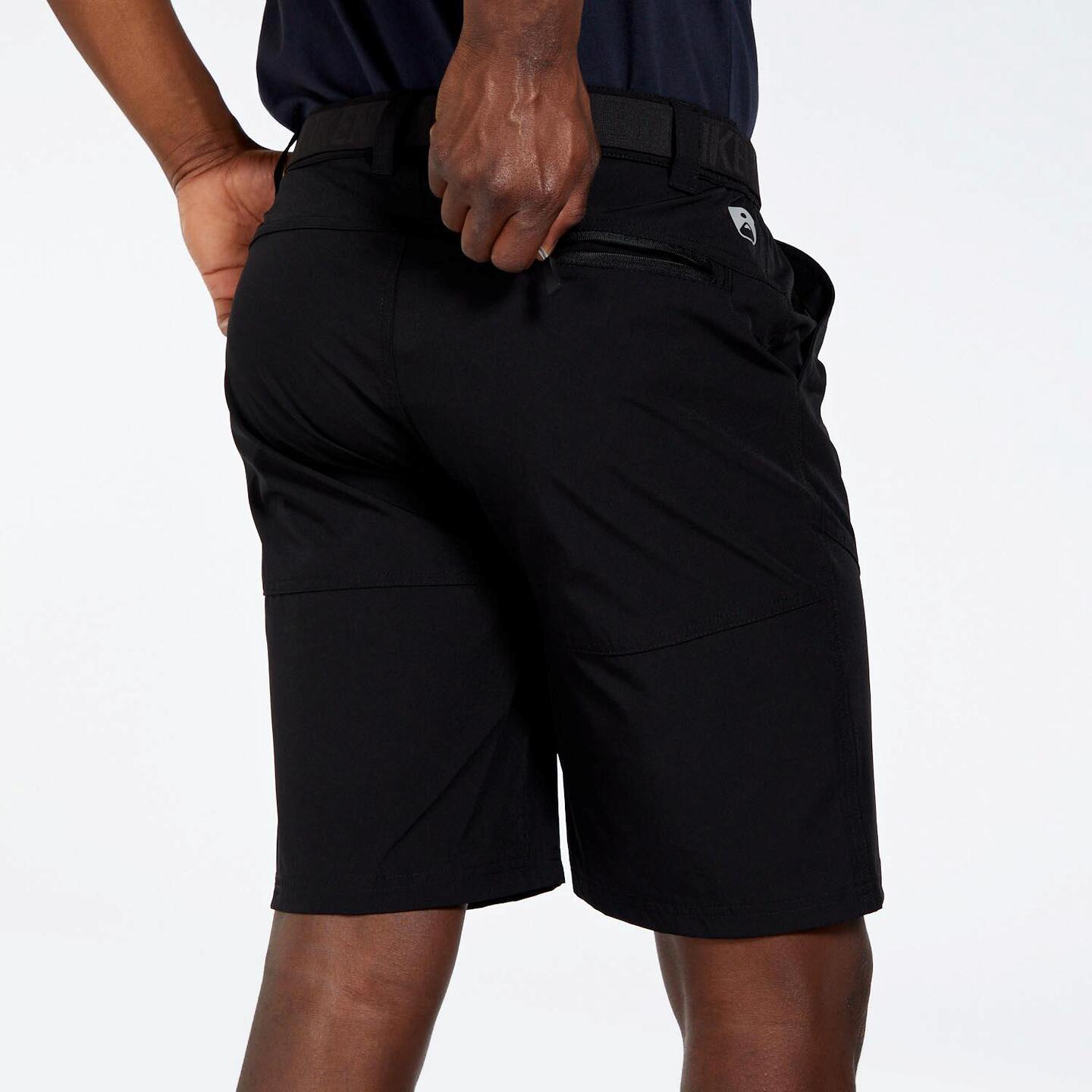 Bermudas Boriken Negro Pantalon Trekking Hombre Sprinter