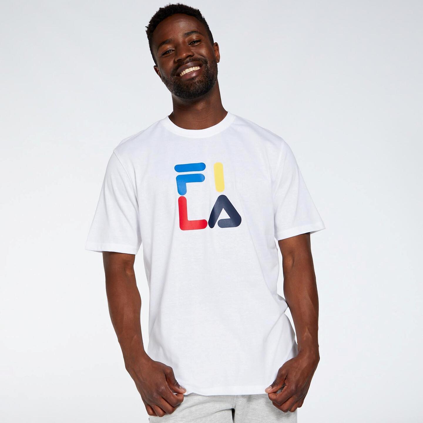 Fila Manny - blanco - Camiseta Hombre