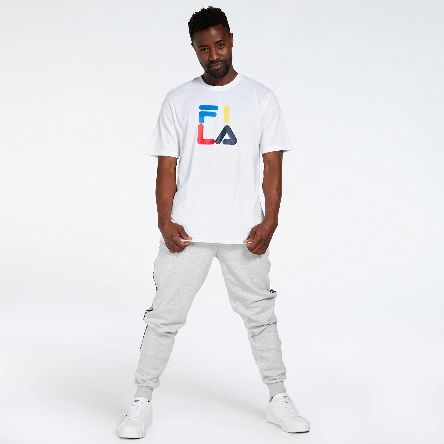 Fila Manny - blanco - Camiseta Hombre