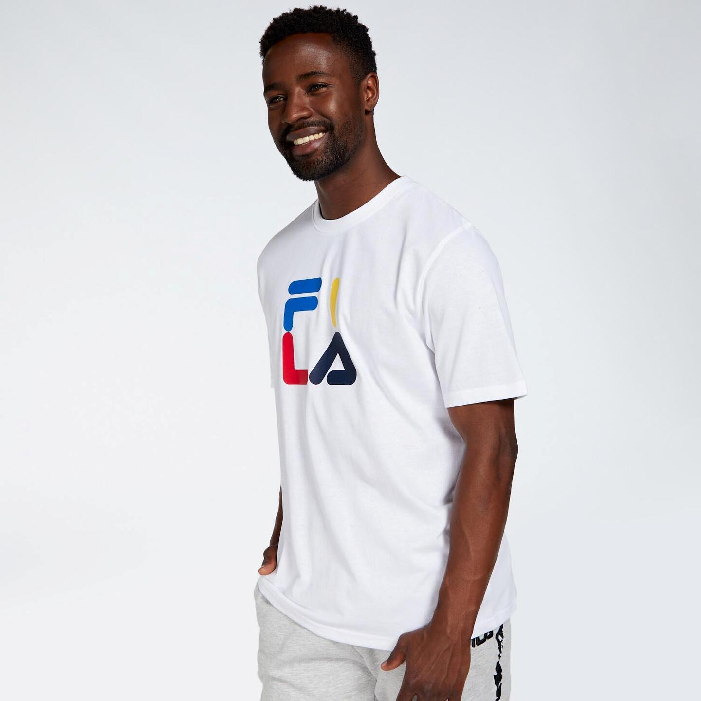 Fila Manny - blanco - Camiseta Hombre