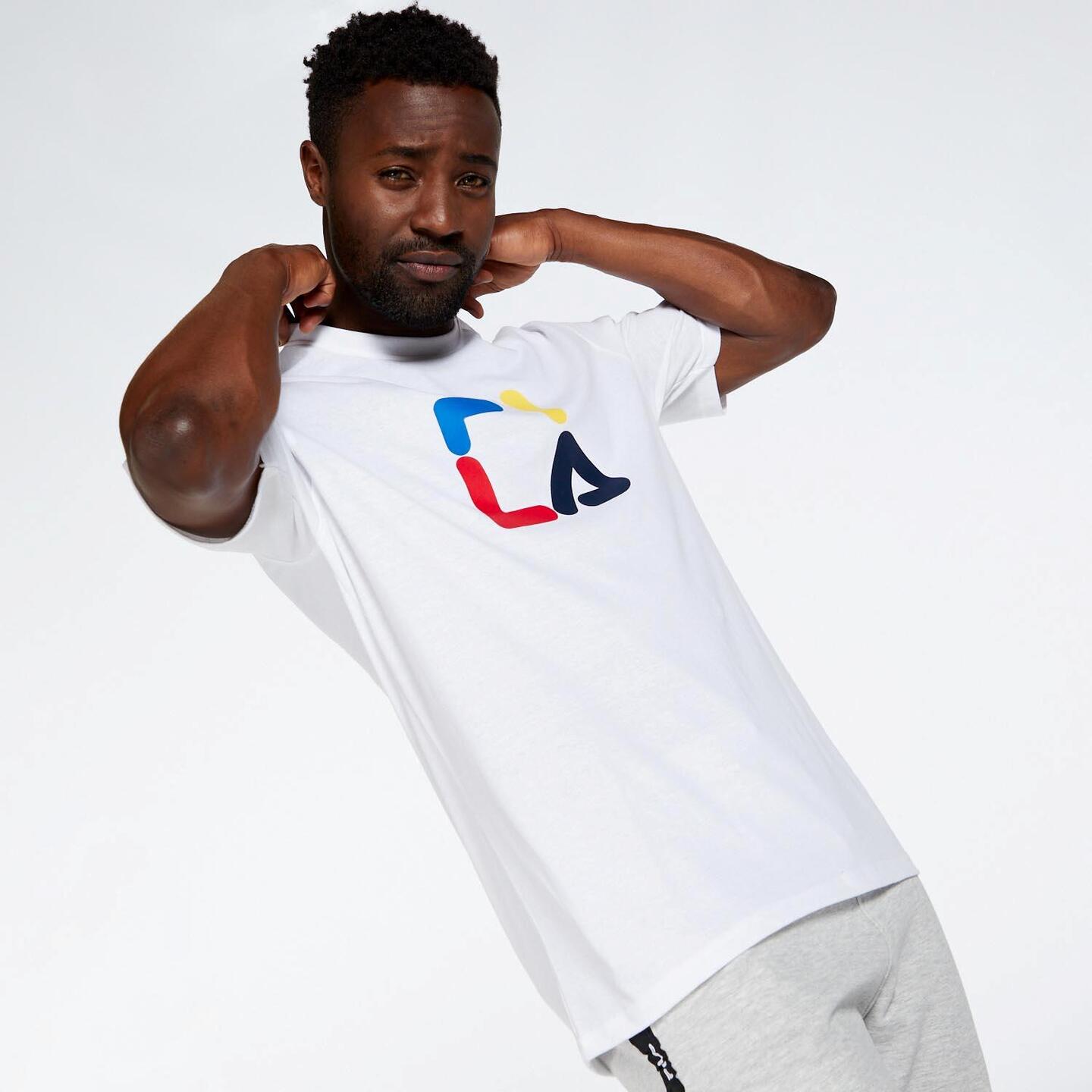 Fila Manny - blanco - Camiseta Hombre