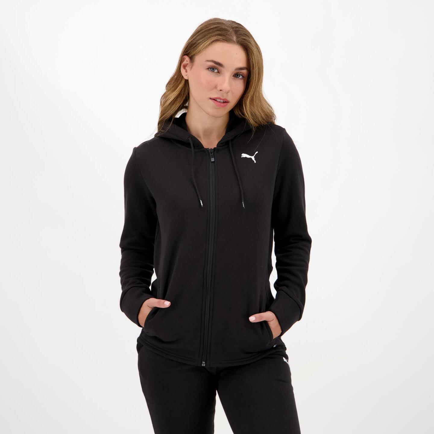 Chandal fashion puma negro mujer