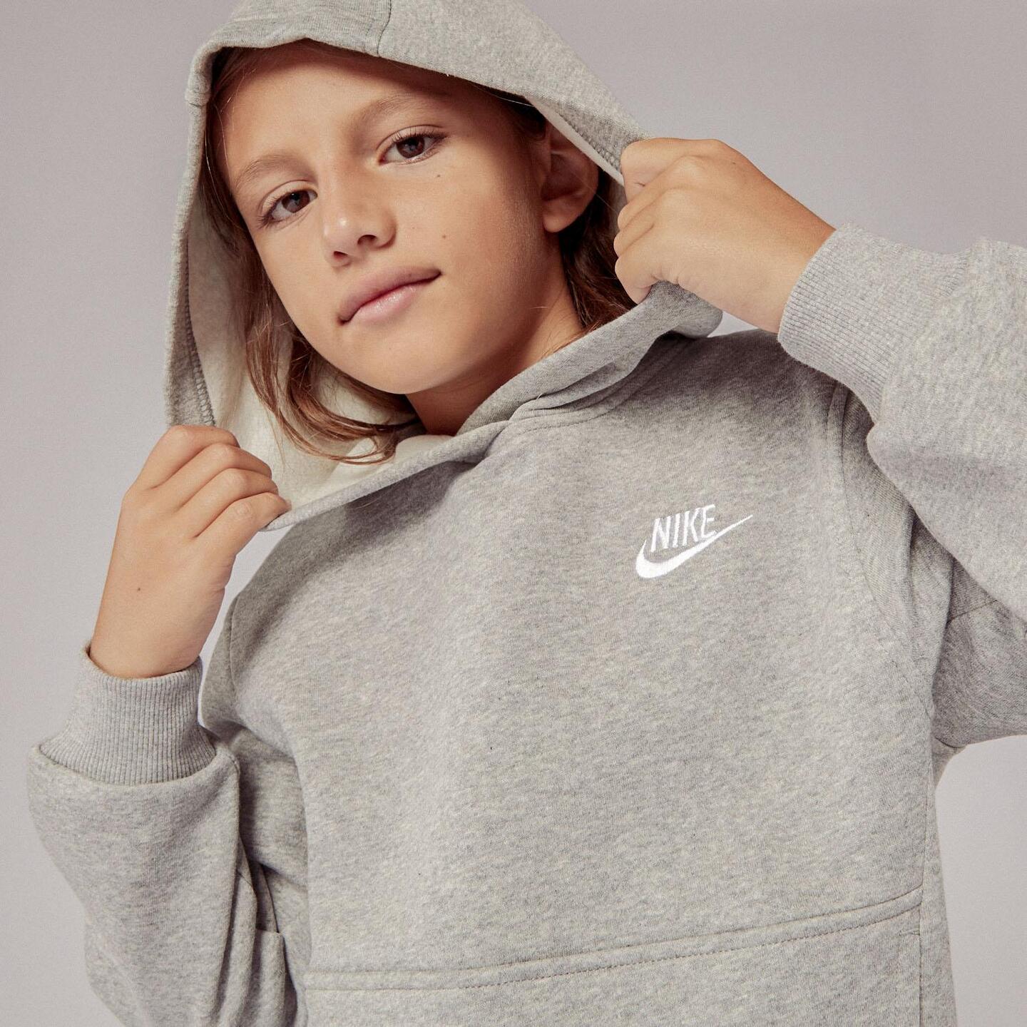 Sudadera nike gris niño hotsell