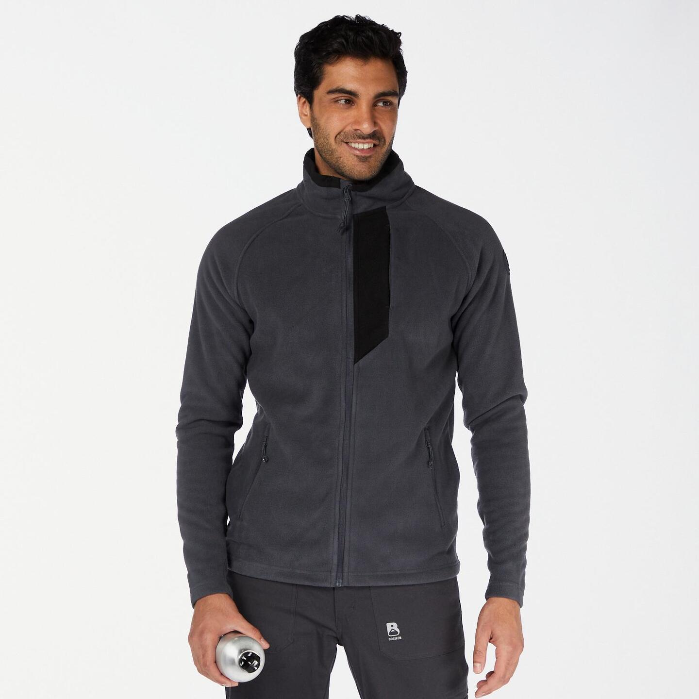 Boriken Outdoor Gris Forro Polar Hombre Sprinter