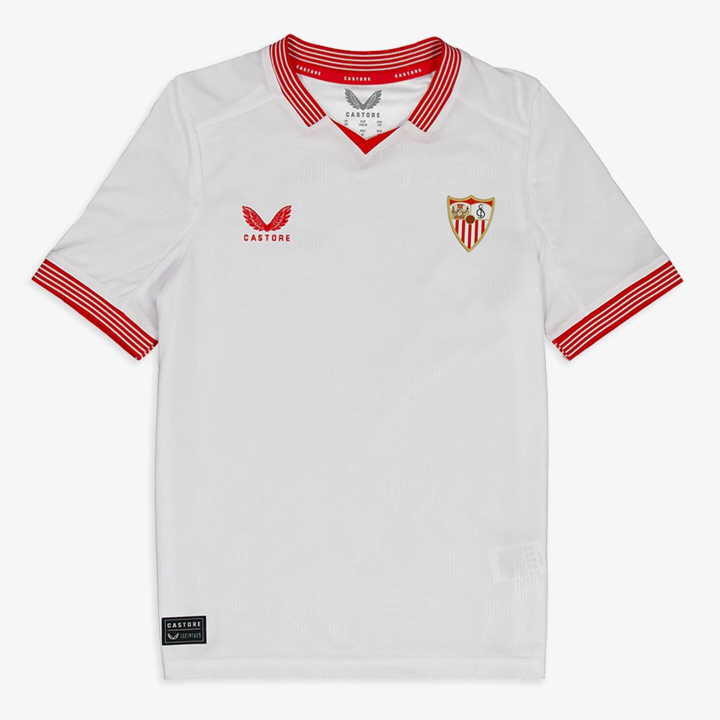 Camiseta Sevilla FC 23/24 - Blanco - Camiseta Fútbol Niño ...