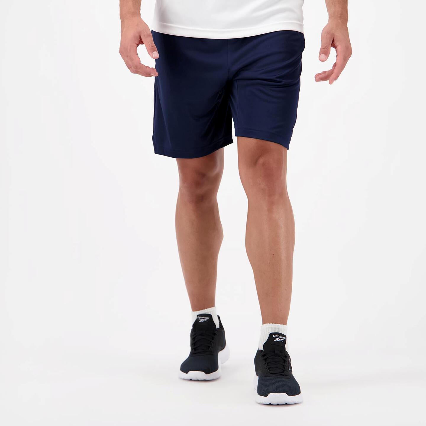 Pantalón Corto Reebok - azul - Pantalón Running Hombre