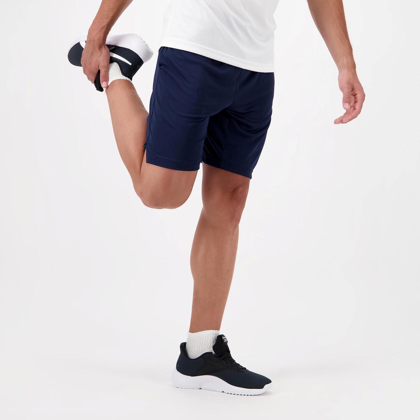 Pantalón Corto Reebok - azul - Pantalón Running Hombre