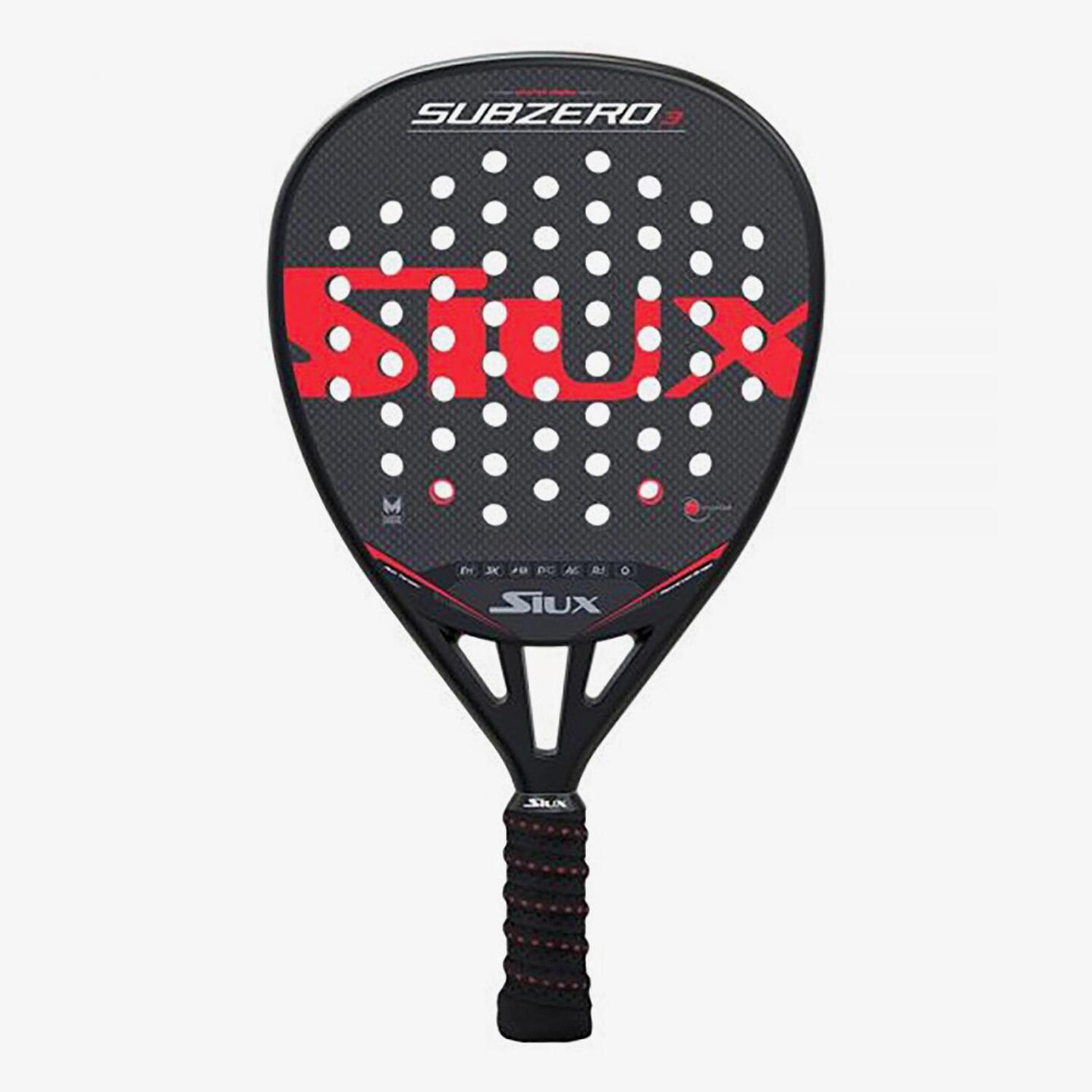 Siux Subzero 3 7k - negro - Raquete Padel Unissexo