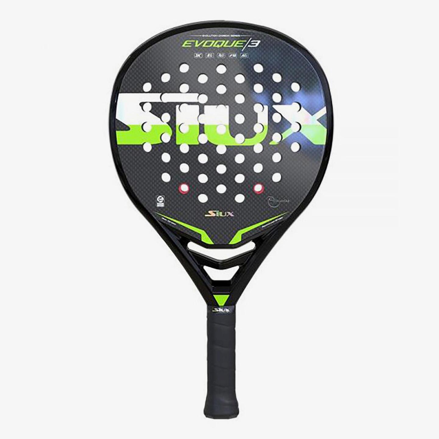 Siux Evoque 3 - negro - Raquete Padel Unissexo