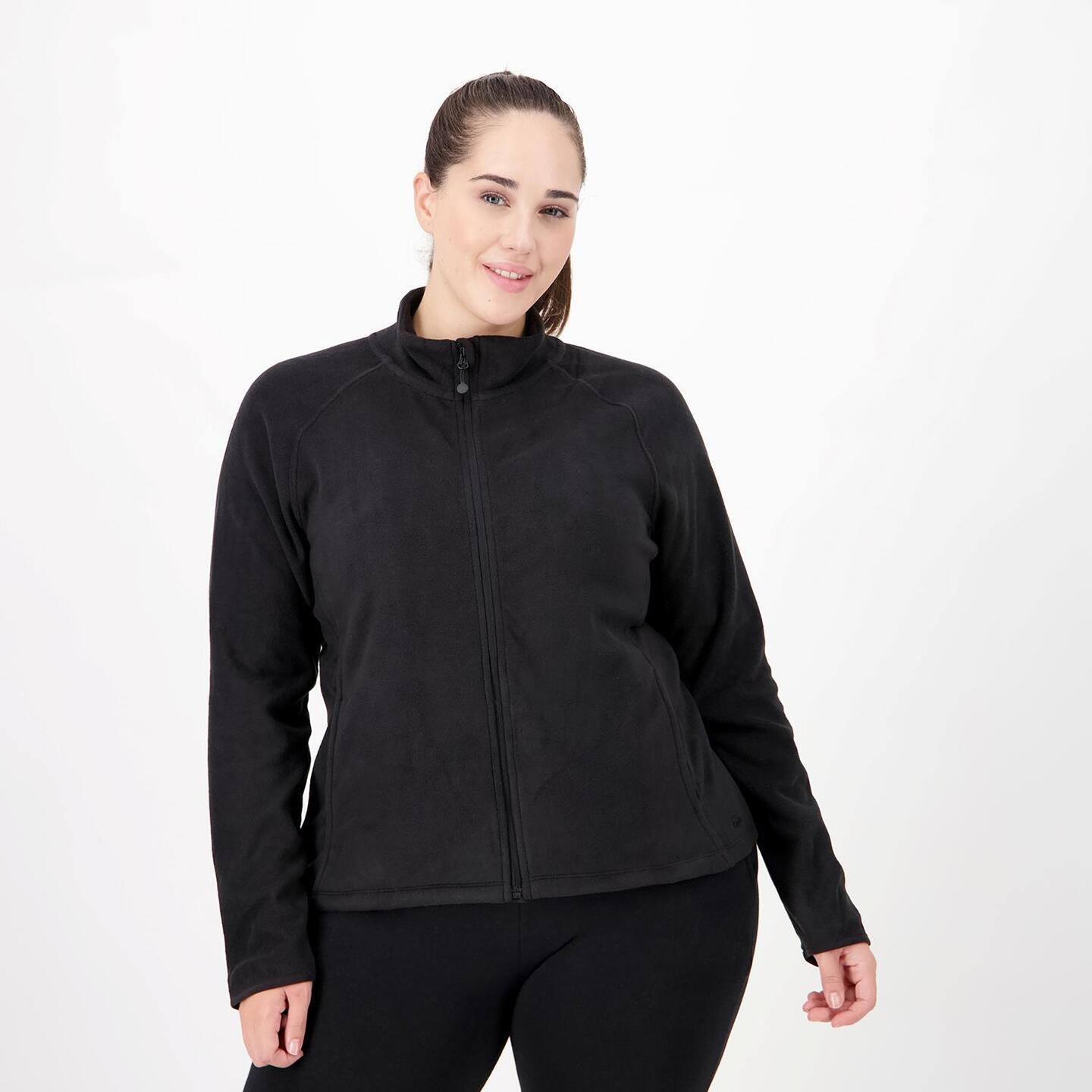 Forro polar negro mujer sale