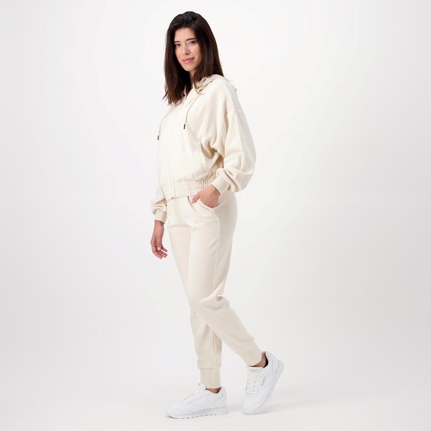 Pantalon chandal mujer blanco sale