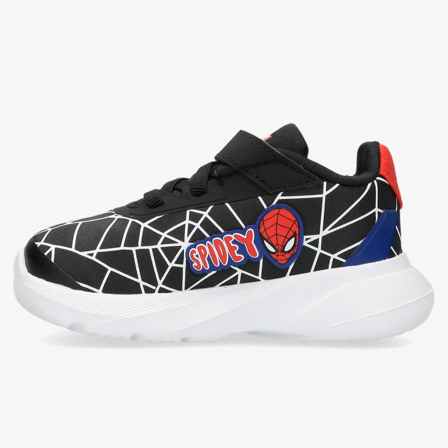 adidas Duramo Spider man Negro Zapatillas Velcro Nino Sprinter