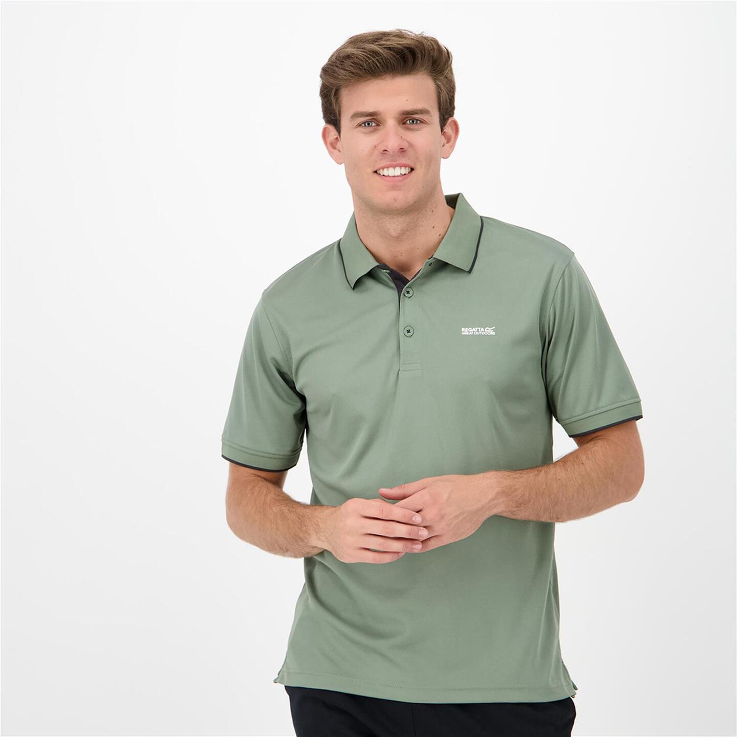 Regatta Oakmont - verde - Polo Trekking Homem