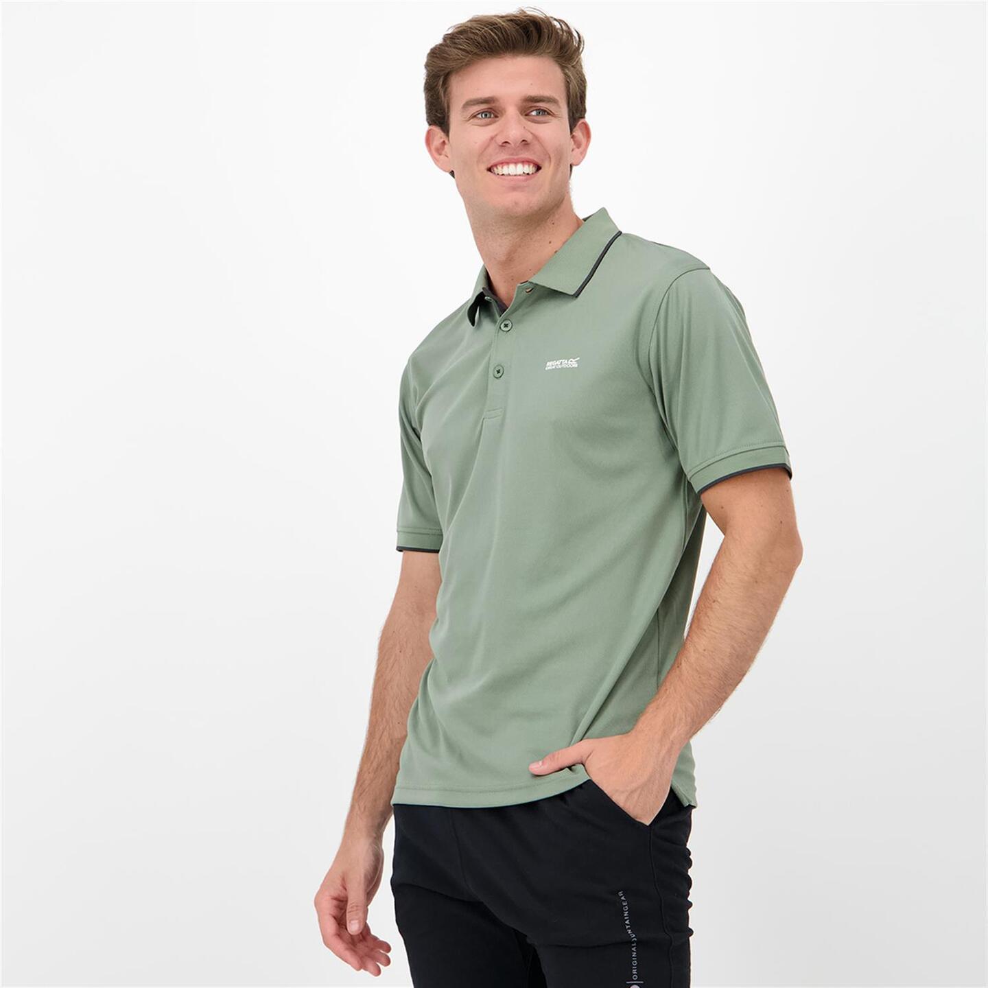 Regatta Oakmont - verde - Polo Trekking Hombre