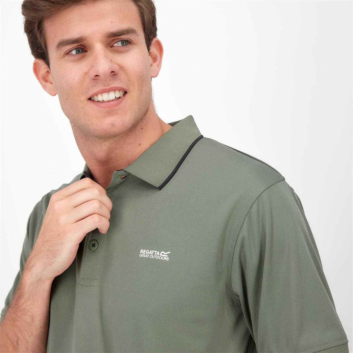 Regatta Oakmont - verde - Polo Trekking Hombre