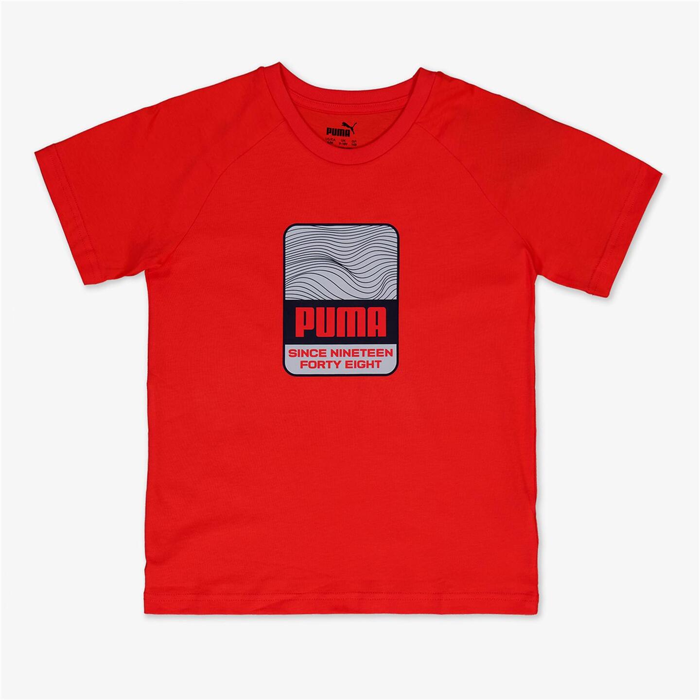 Camiseta Puma Rojo Camiseta Nino Sprinter