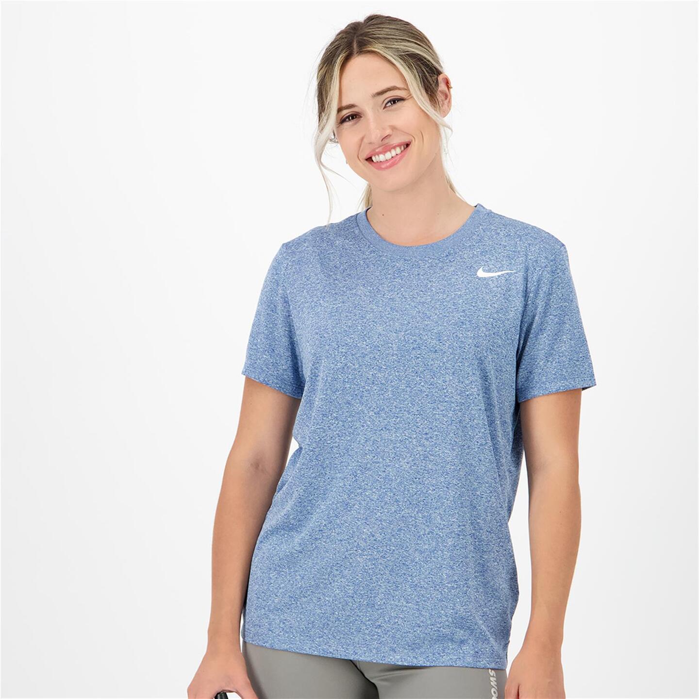 Nike Legend - azul - Camiseta Fitness Mujer