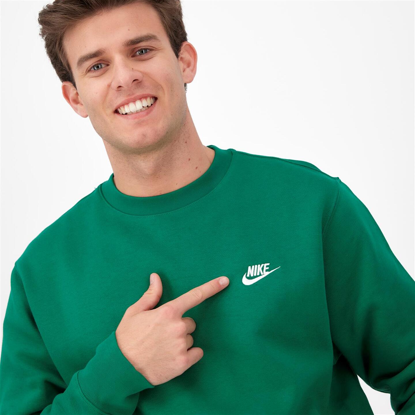 Nike Club - verde - Sudadera Hombre