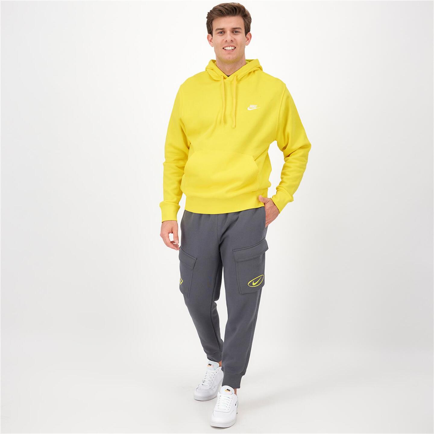 Nike Club - amarillo - Sweatshirt Capuz Homem