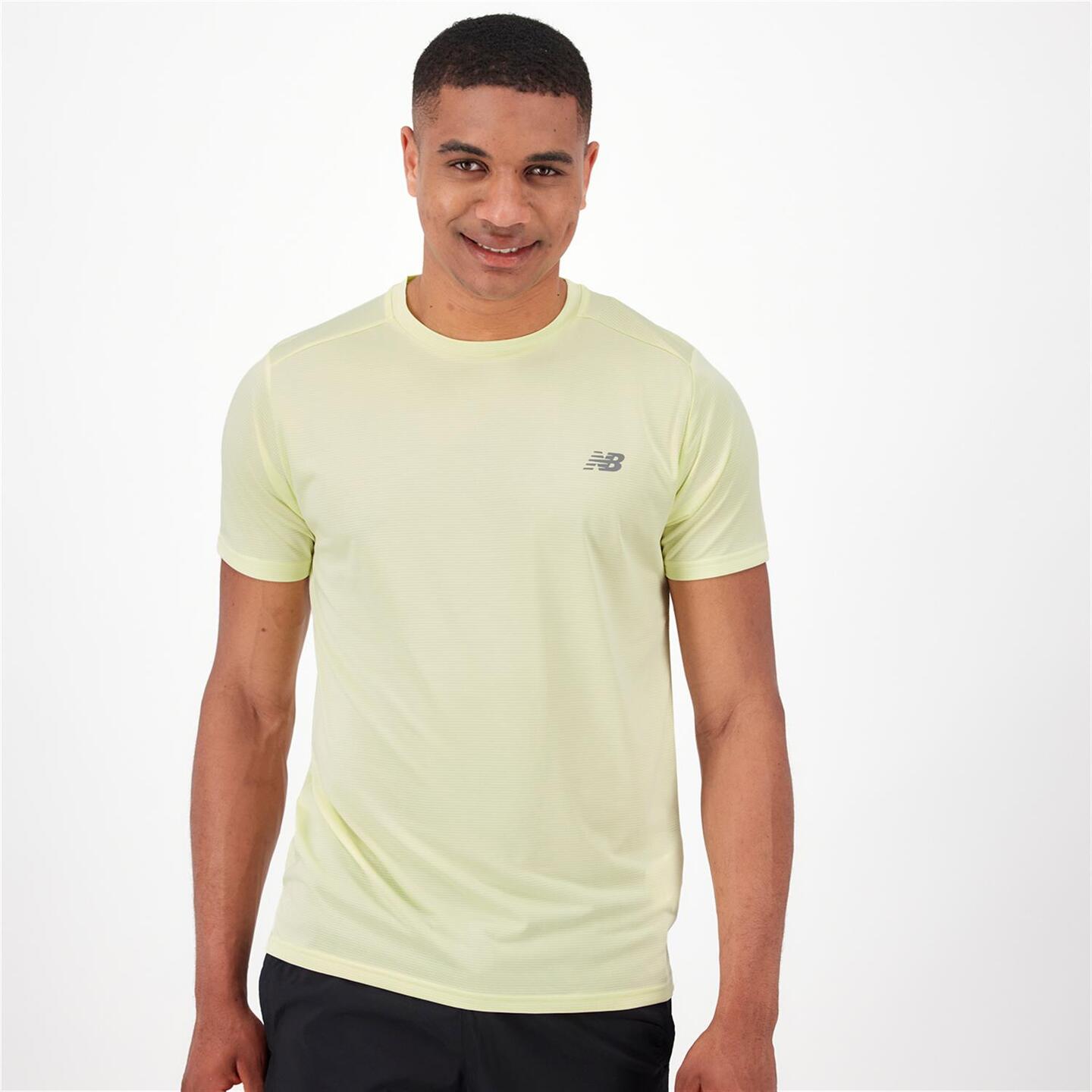 New Balance Performance - blanco - Camiseta Running Hombre