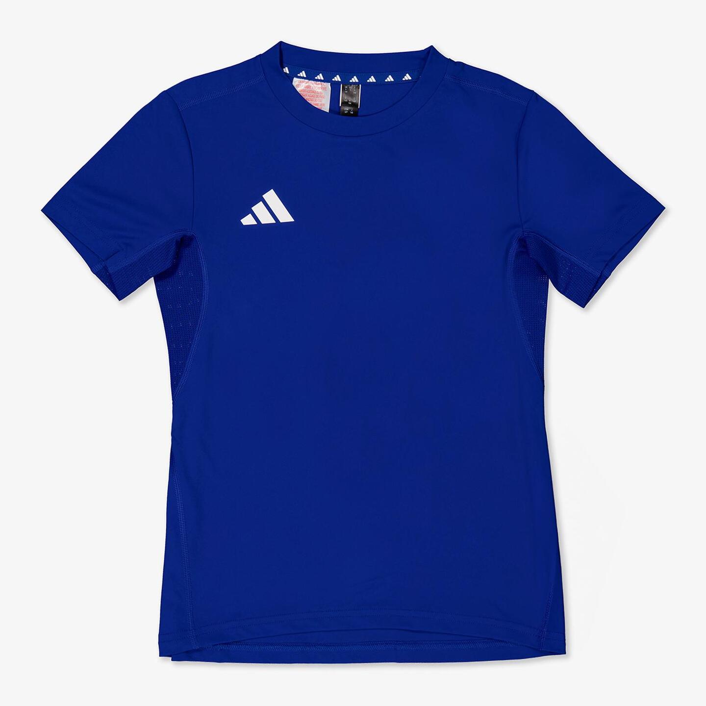 Camiseta adidas azul y blanca fashion