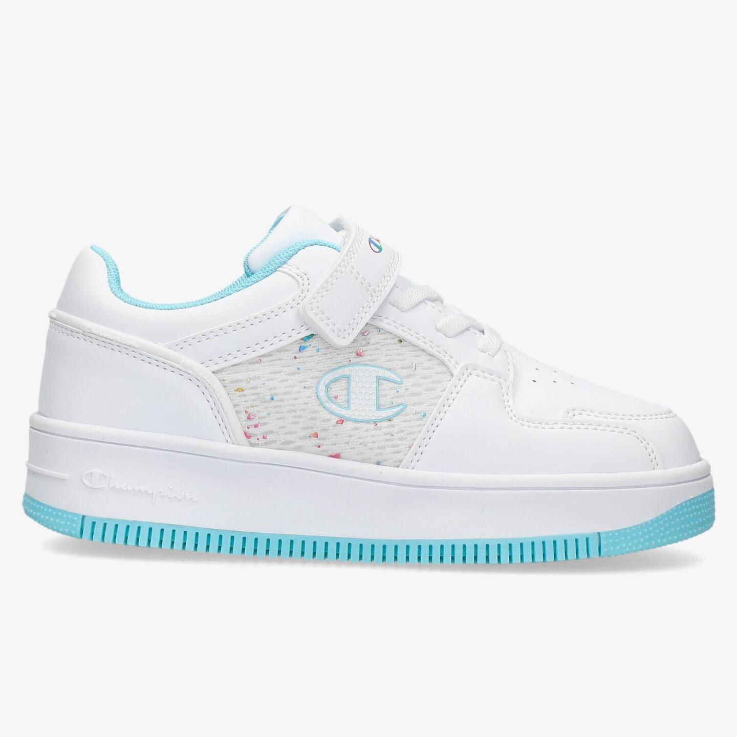 champion blanco con plataforma