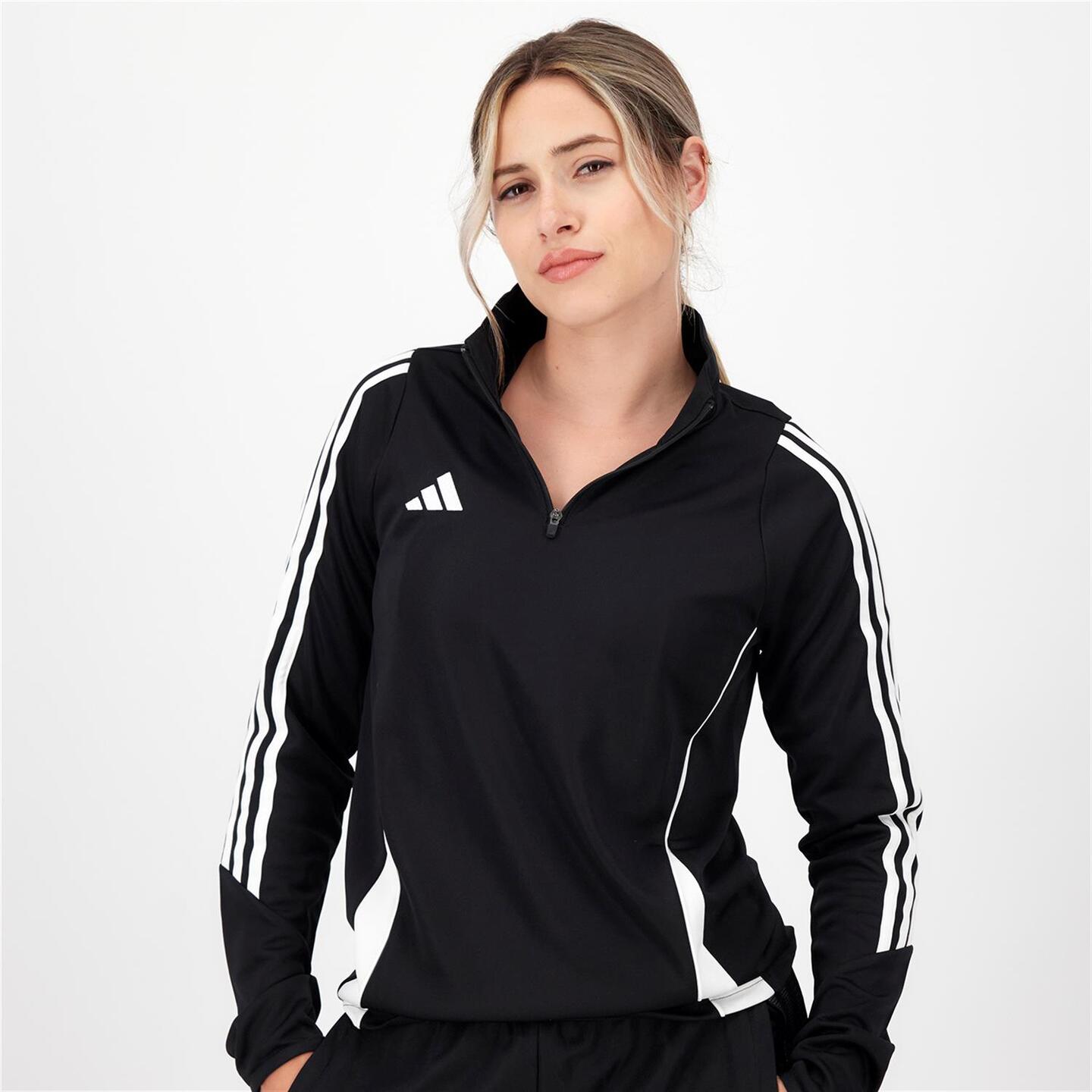 adidas Tiro 24 Negro Sudadera Futbol Mujer Sprinter Sprinter